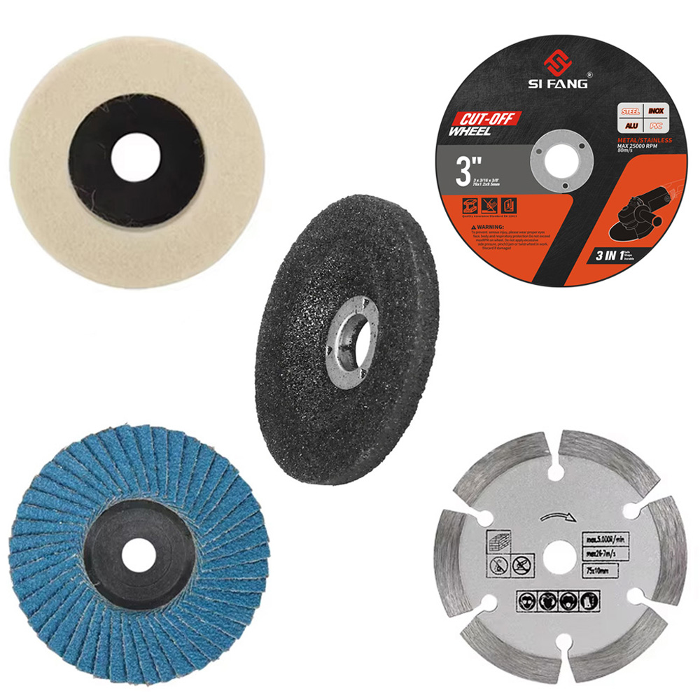Angle Grinder Flap Disc Set - Disco lamellare piatto da 5 pezzi/75
