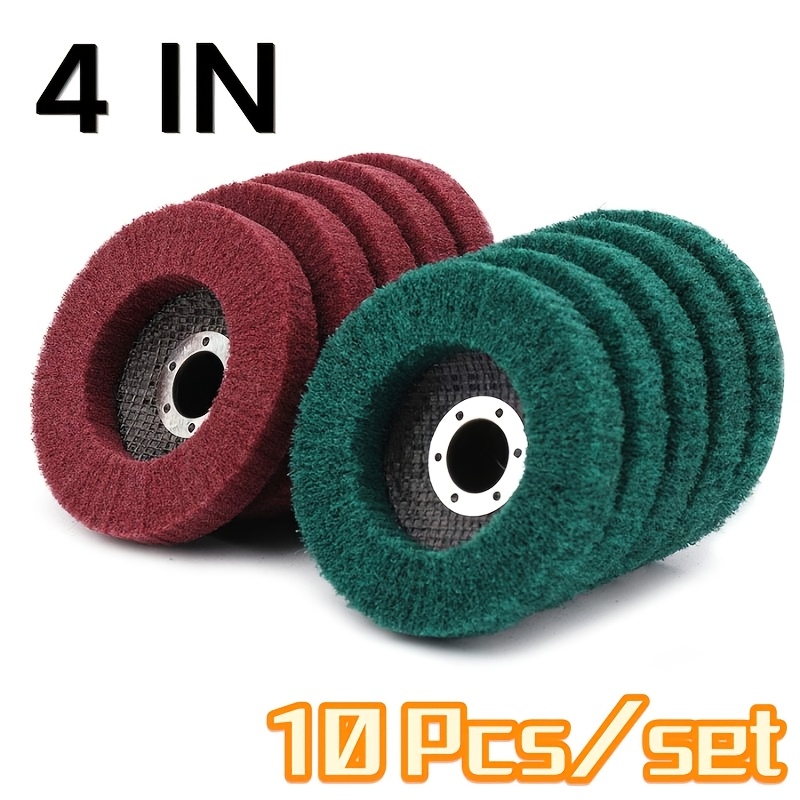 Angle Grinder Flap Disc Set - Set di 10 Dischi Lamellari in