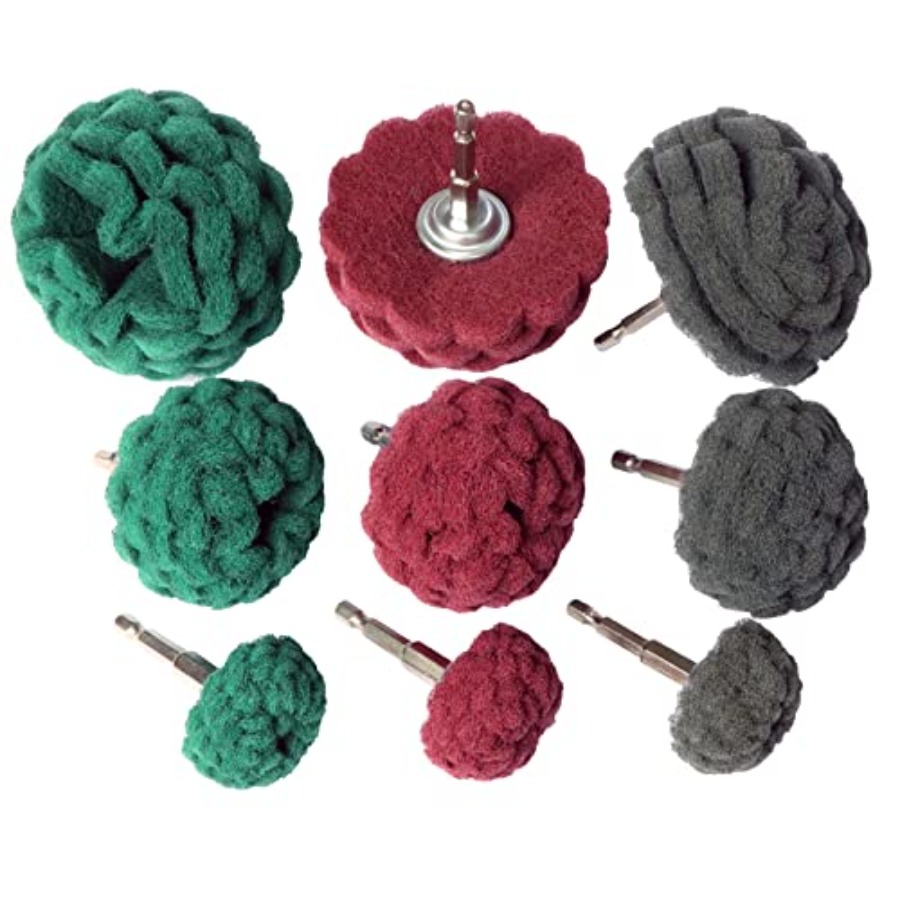 Grinder Polishing Pad Kit - Set di 9 Dischi Abrasivi per