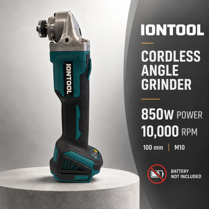 Brushless Grinder 100Mm 850W - IONTOOL: smerigliatrice angolare a batteria, resistente