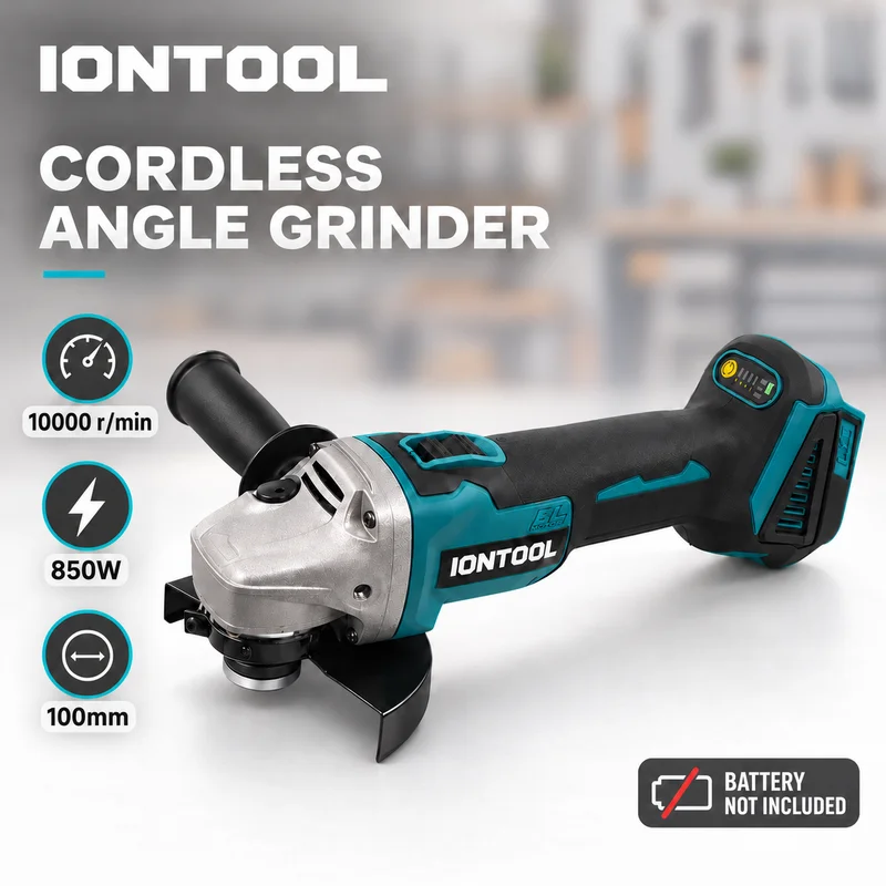 Brushless Grinder 100Mm 850W - Smerigliatrice angolare a batteria IONTOOL 100mm