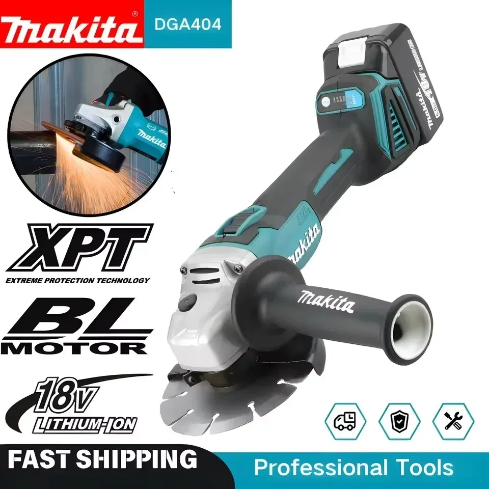 Cordless Angle Grinder 125Mm Brushless - Smerigliatrice angolare a batteria Makita DGA404,