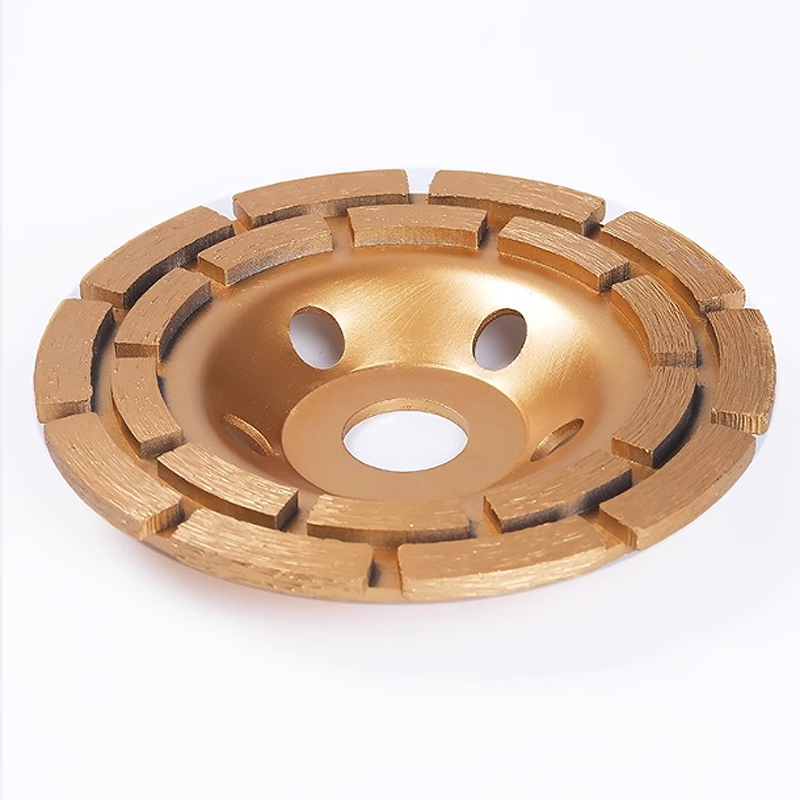 Angle Grinder Diamond Blade Concrete - Mola diamantata a doppia fila per