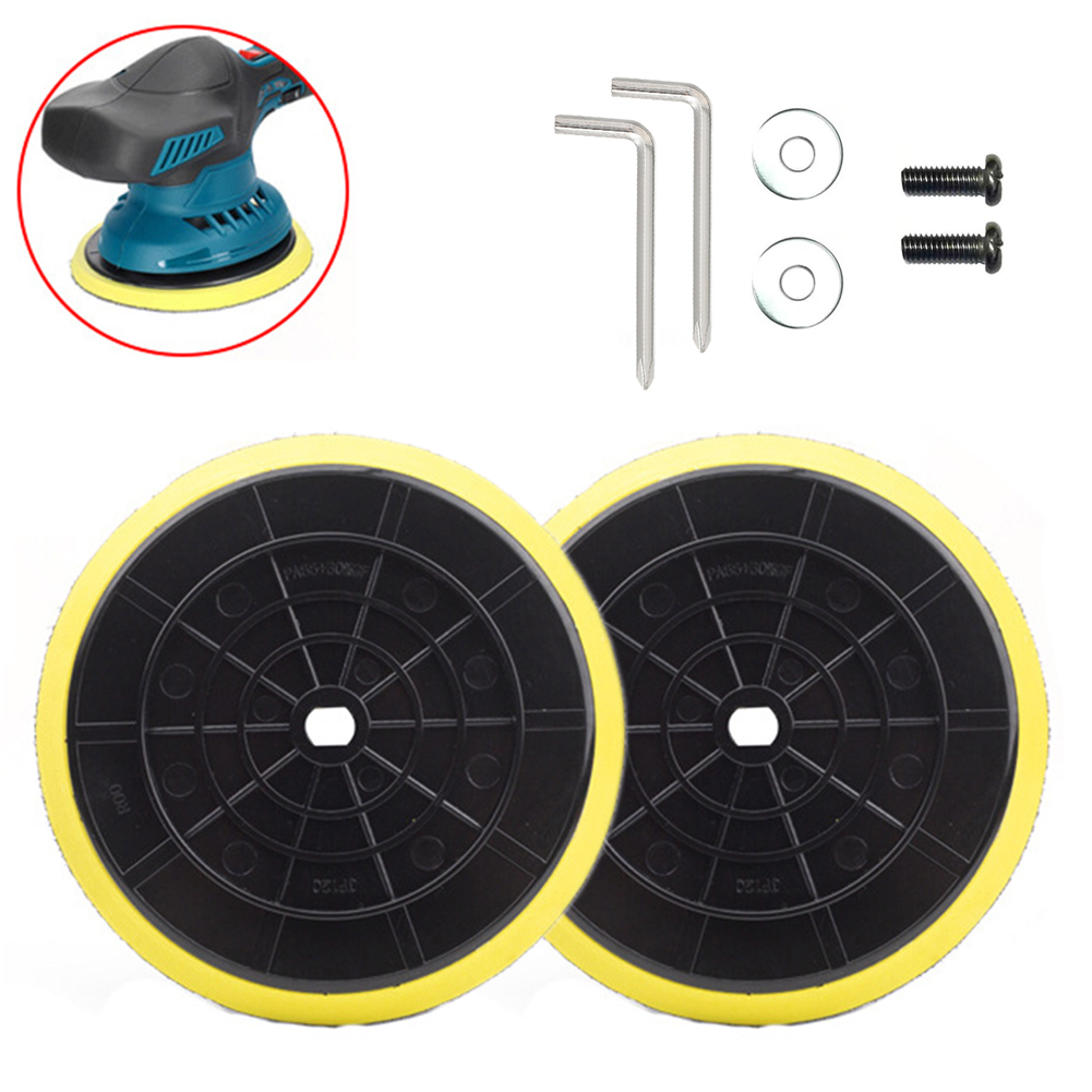 Grinder Polishing Pad Kit - 2 Pezzi Tamponi di Fissaggio da