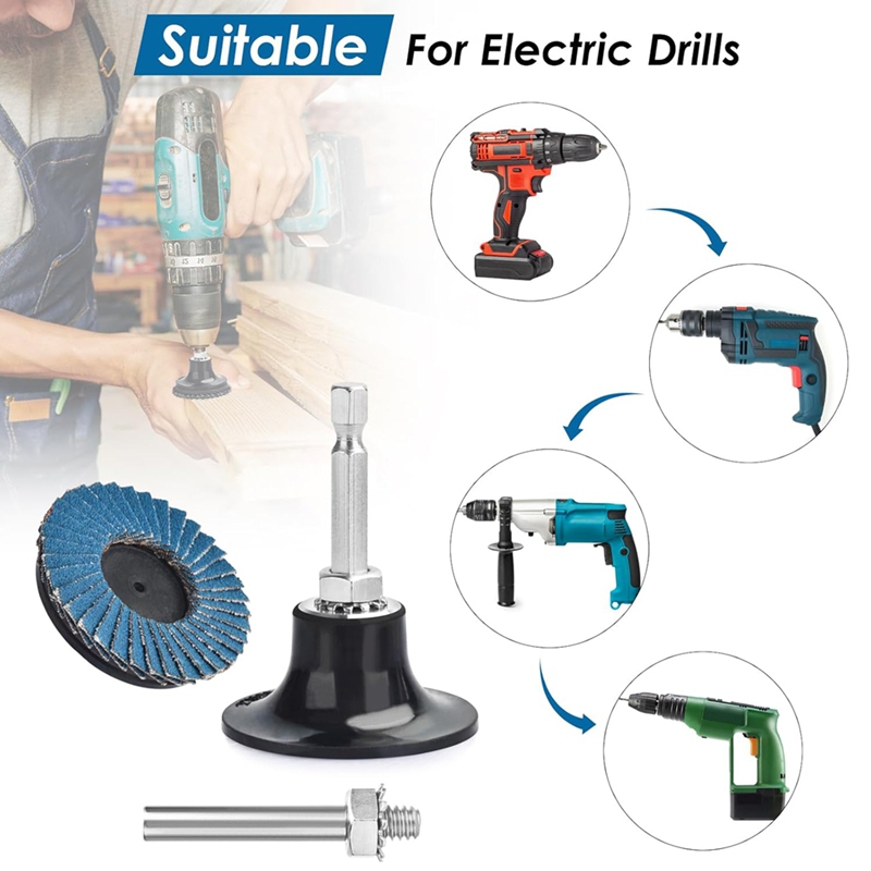 Angle Grinder Flap Disc Set - AC88 Set di 72 dischi lamellari