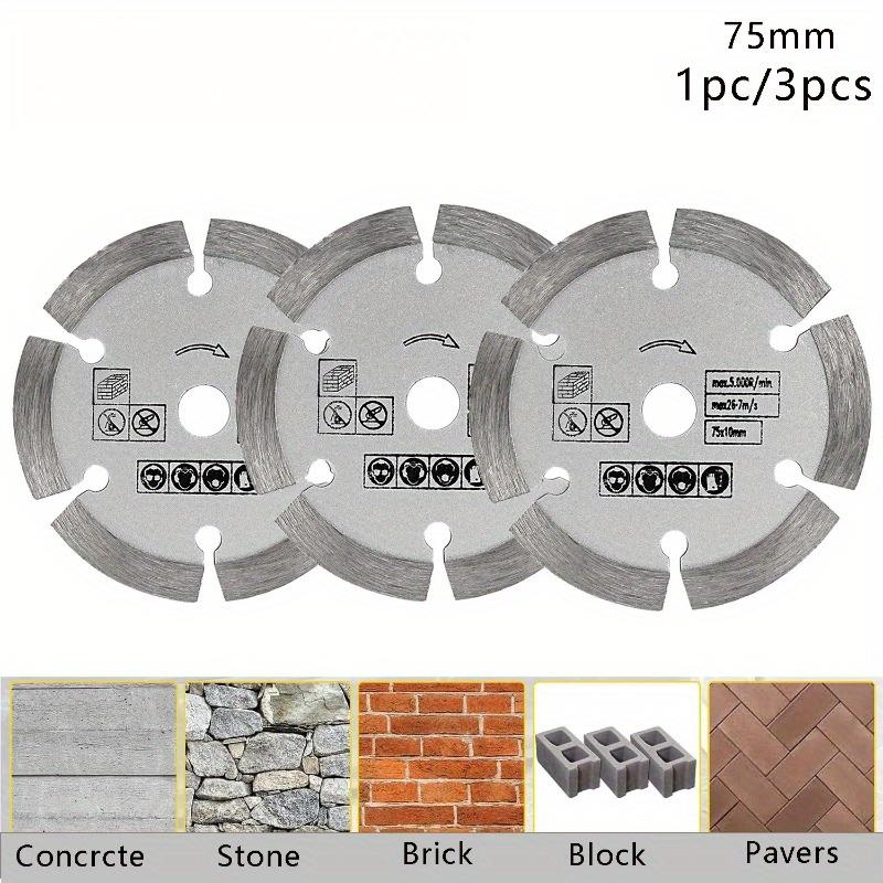Angle Grinder Diamond Blade Concrete - 1/3 pezzi Disco da taglio per