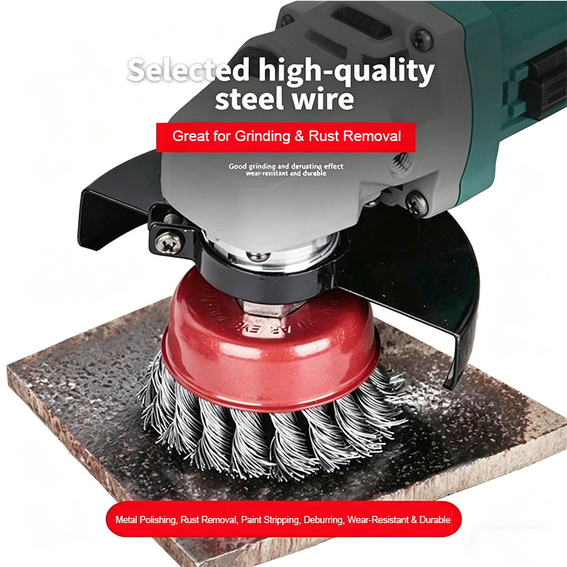 Spazzola a filo metallico a 3  - Angle Grinder Wire Brush Wheel recensione e prezzo