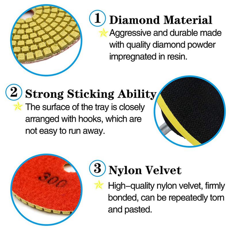 Set da 36 dischi diamantati da - Grinder Polishing Pad Kit recensione e prezzo