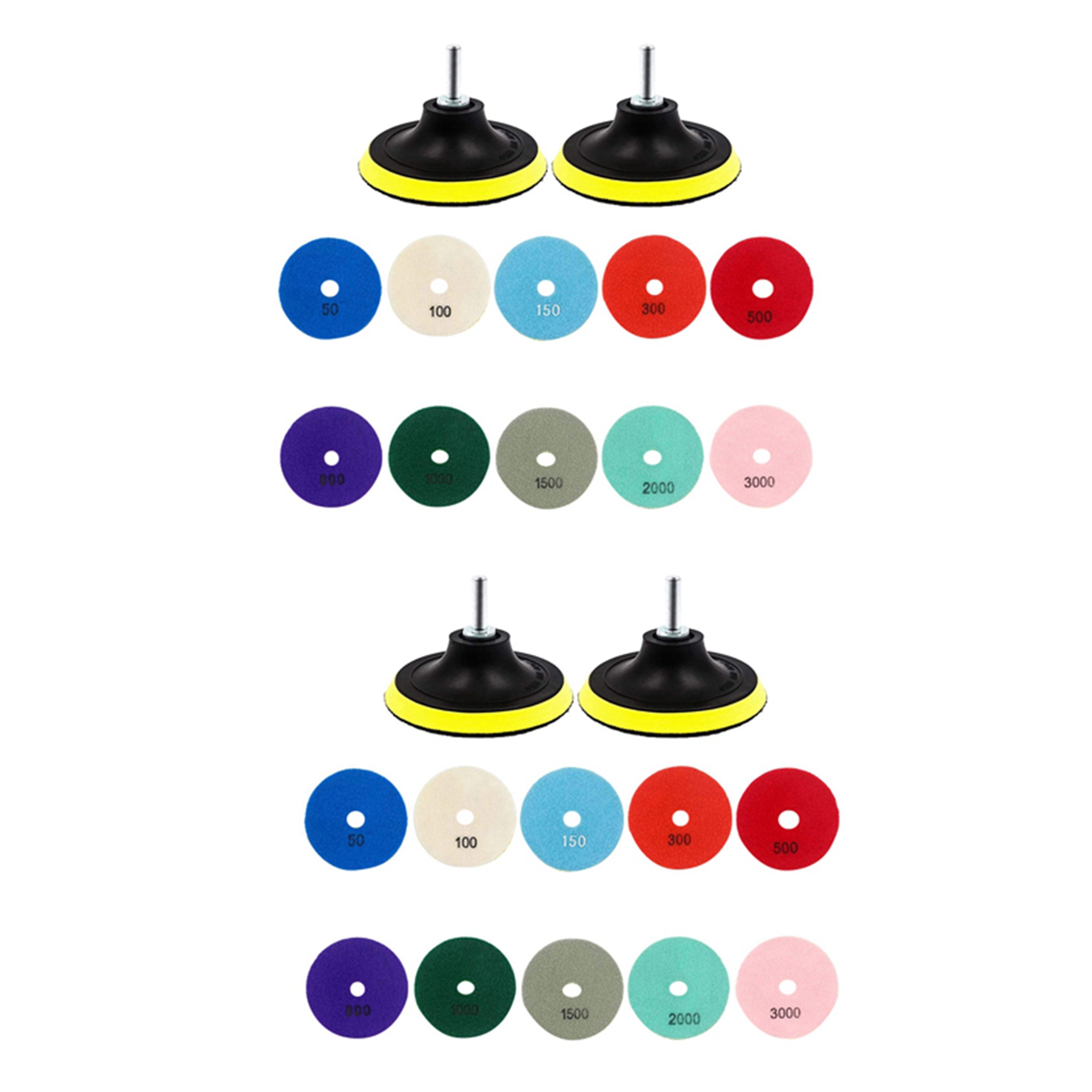 Set di dischi diamantati per l - Grinder Polishing Pad Kit recensione e prezzo