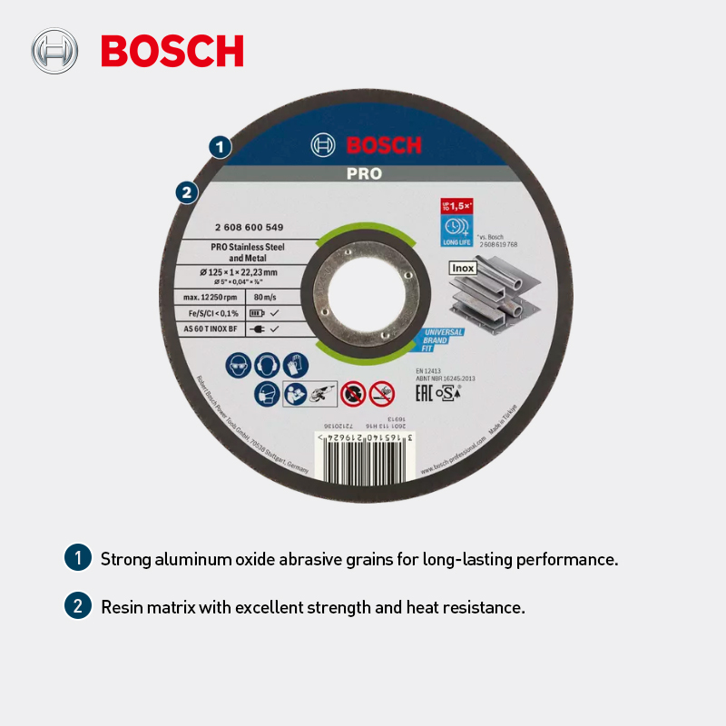 Disco da taglio Bosch da 125 m - Angle Grinder Cutting Disc 125Mm recensione e prezzo